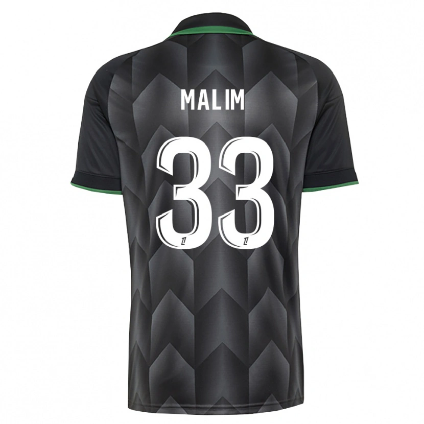 Danxen Enfant Maillot Yasmina Malim #33 Blanc Noir Vert Tenues Extérieur 2026/27 T-Shirt