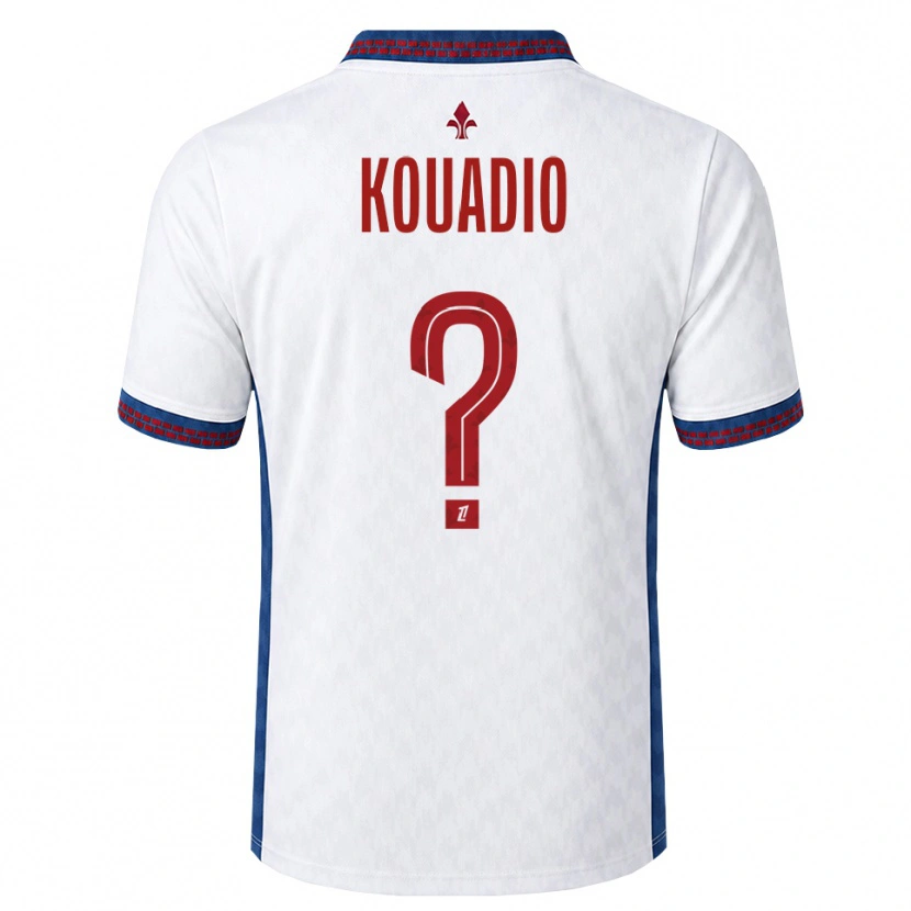 Danxen Enfant Maillot Marc-Antoine Kouadio #0 Rouge Blanc Bleu Tenues Extérieur 2026/27 T-Shirt