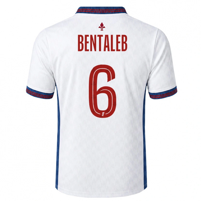 Danxen Enfant Maillot Nabil Bentaleb #6 Rouge Blanc Bleu Tenues Extérieur 2026/27 T-Shirt