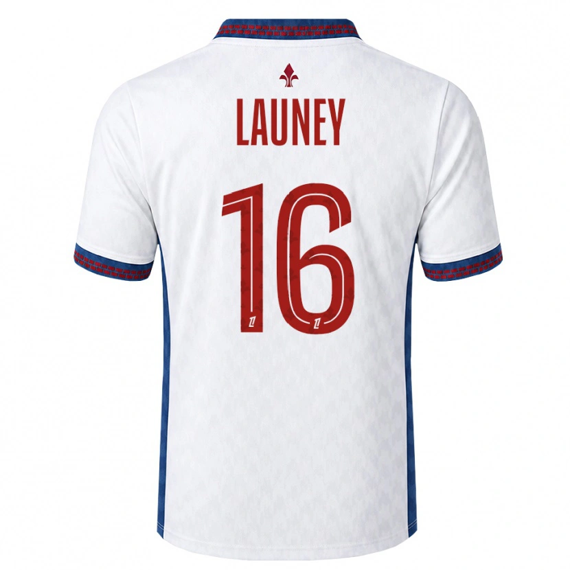 Danxen Enfant Maillot Elisa Launey #16 Rouge Blanc Bleu Tenues Extérieur 2026/27 T-Shirt