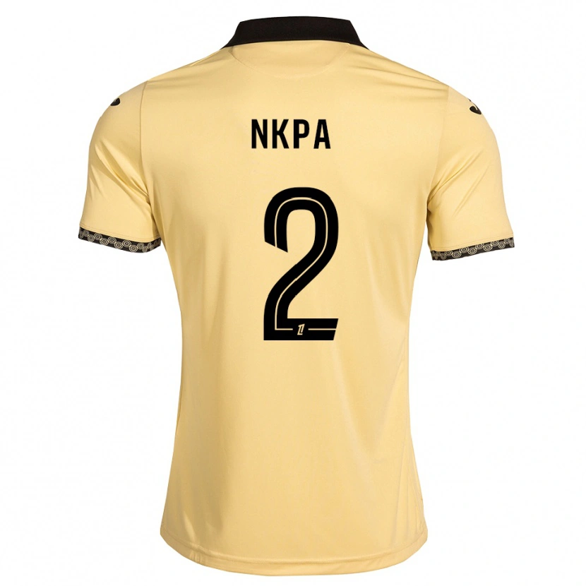 Danxen Enfant Maillot Elie Nkpa #2 Blanc Navajo Noir Tenues Extérieur 2026/27 T-Shirt