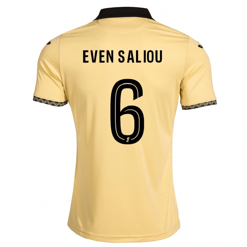 Danxen Enfant Maillot Emy Even Saliou #6 Blanc Navajo Noir Tenues Extérieur 2026/27 T-Shirt