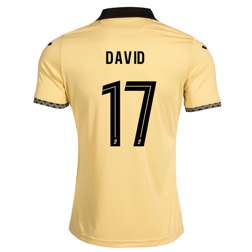 Danxen Enfant Maillot Dune David #17 Blanc Navajo Noir Tenues Extérieur 2026/27 T-Shirt