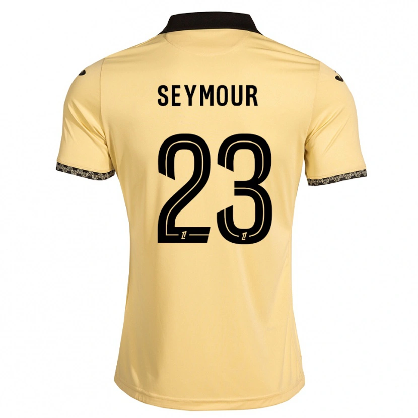 Danxen Enfant Maillot Brice Seymour #23 Blanc Navajo Noir Tenues Extérieur 2026/27 T-Shirt