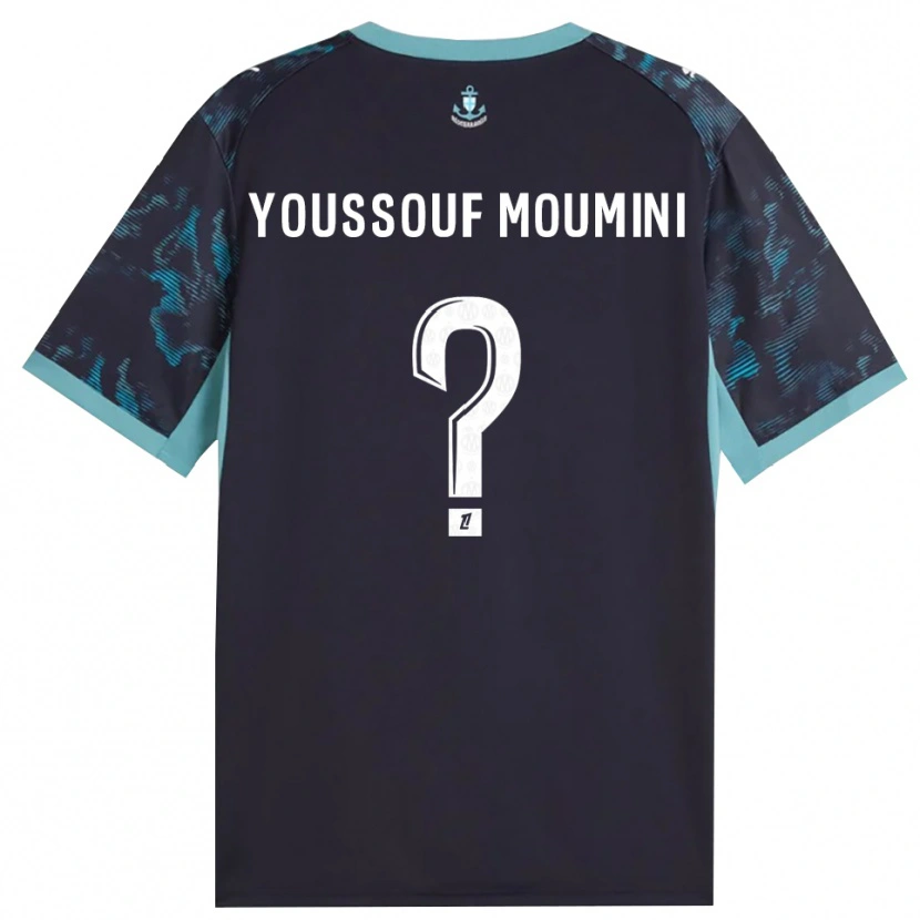 Danxen Enfant Maillot Yakine Youssouf Moumini #0 Turquoise Pâle Blanc Noir Tenues Extérieur 2026/27 T-Shirt