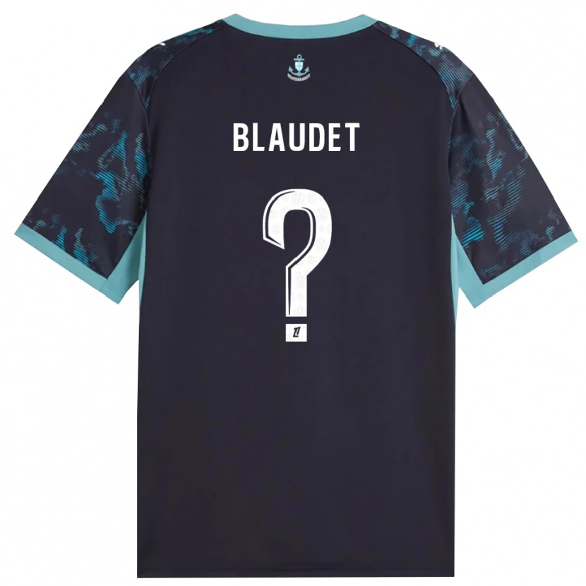 Danxen Enfant Maillot David Blaudet #0 Turquoise Pâle Blanc Noir Tenues Extérieur 2026/27 T-Shirt