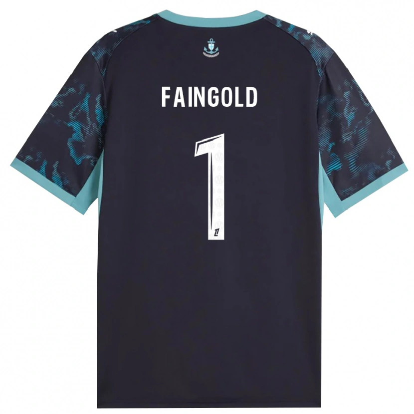 Danxen Enfant Maillot Abbie Faingold #1 Turquoise Pâle Blanc Noir Tenues Extérieur 2026/27 T-Shirt