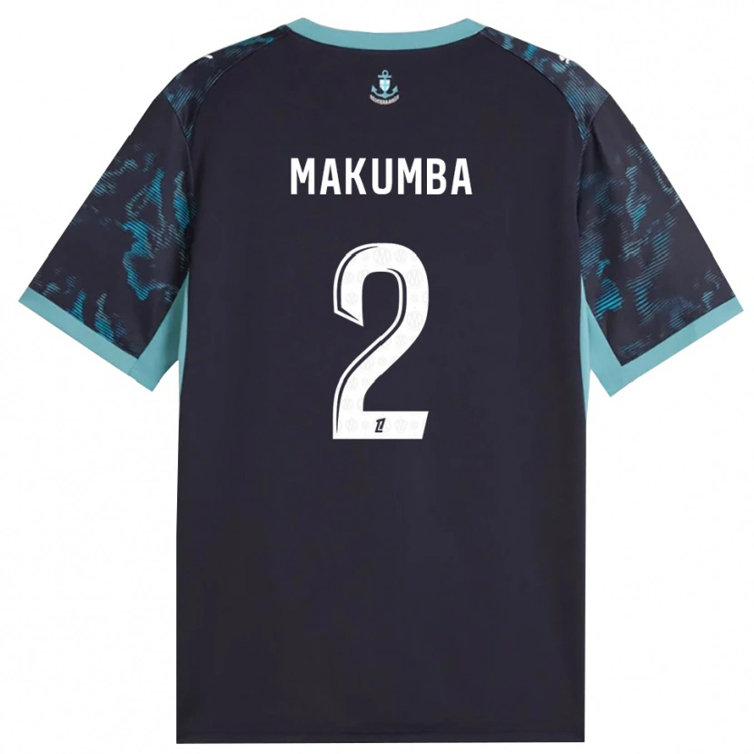 Danxen Enfant Maillot Enzo Makumba #2 Turquoise Pâle Blanc Noir Tenues Extérieur 2026/27 T-Shirt