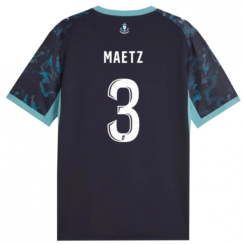 Danxen Enfant Maillot Agathe Maetz #3 Turquoise Pâle Blanc Noir Tenues Extérieur 2026/27 T-Shirt