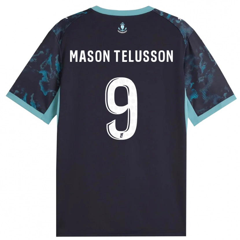 Danxen Enfant Maillot Jah-Mason Telusson #9 Turquoise Pâle Blanc Noir Tenues Extérieur 2026/27 T-Shirt