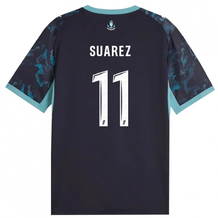 Danxen Enfant Maillot Luis Suarez #11 Turquoise Pâle Blanc Noir Tenues Extérieur 2026/27 T-Shirt