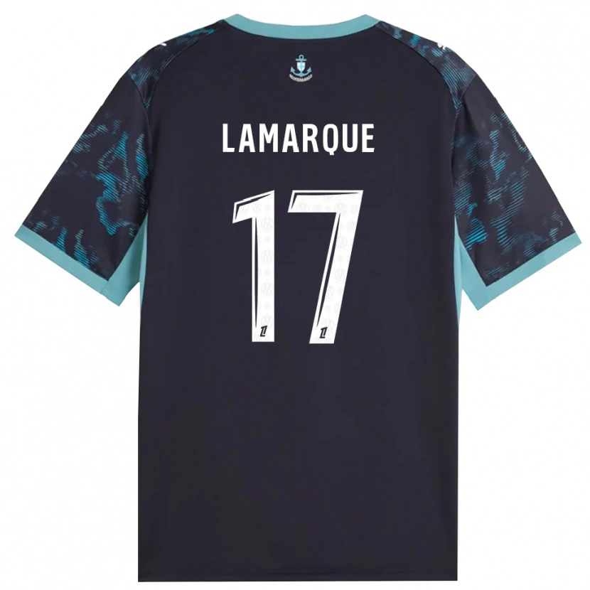 Danxen Enfant Maillot Alais Lamarque #17 Turquoise Pâle Blanc Noir Tenues Extérieur 2026/27 T-Shirt