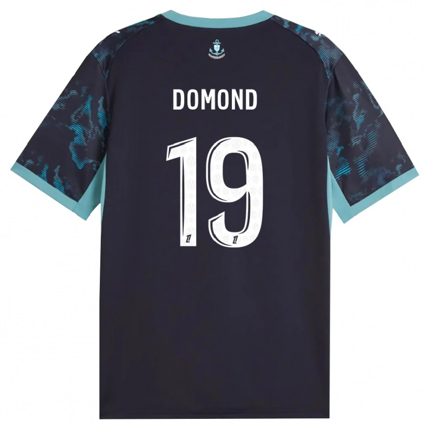 Danxen Enfant Maillot Chelsea Domond #19 Turquoise Pâle Blanc Noir Tenues Extérieur 2026/27 T-Shirt
