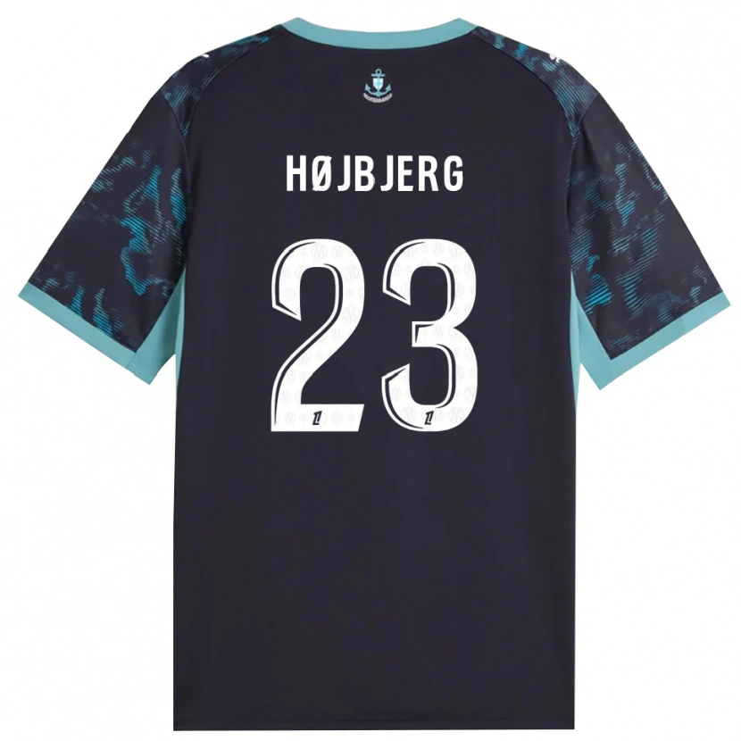 Danxen Enfant Maillot Pierre-Emile Højbjerg #23 Turquoise Pâle Blanc Noir Tenues Extérieur 2026/27 T-Shirt
