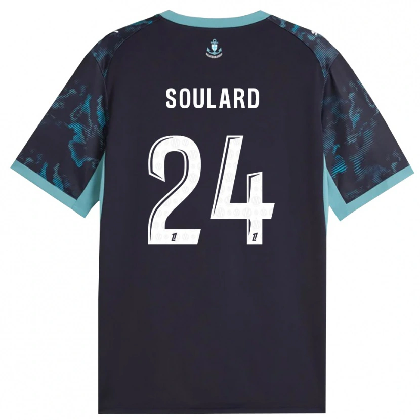 Danxen Enfant Maillot Amandine Soulard #24 Turquoise Pâle Blanc Noir Tenues Extérieur 2026/27 T-Shirt