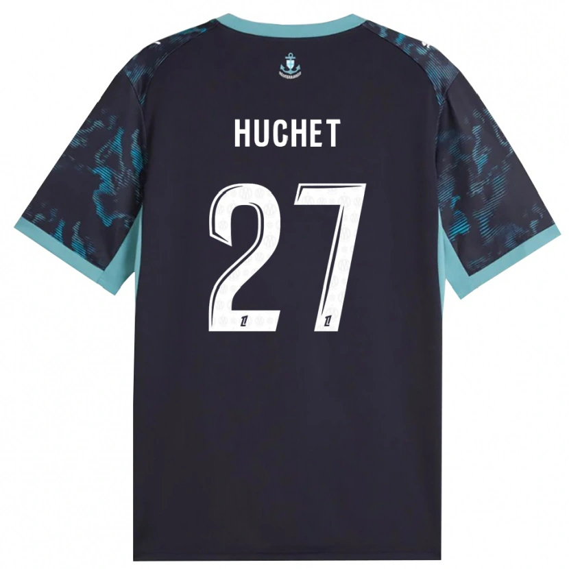 Danxen Enfant Maillot Sarah Huchet #27 Turquoise Pâle Blanc Noir Tenues Extérieur 2026/27 T-Shirt