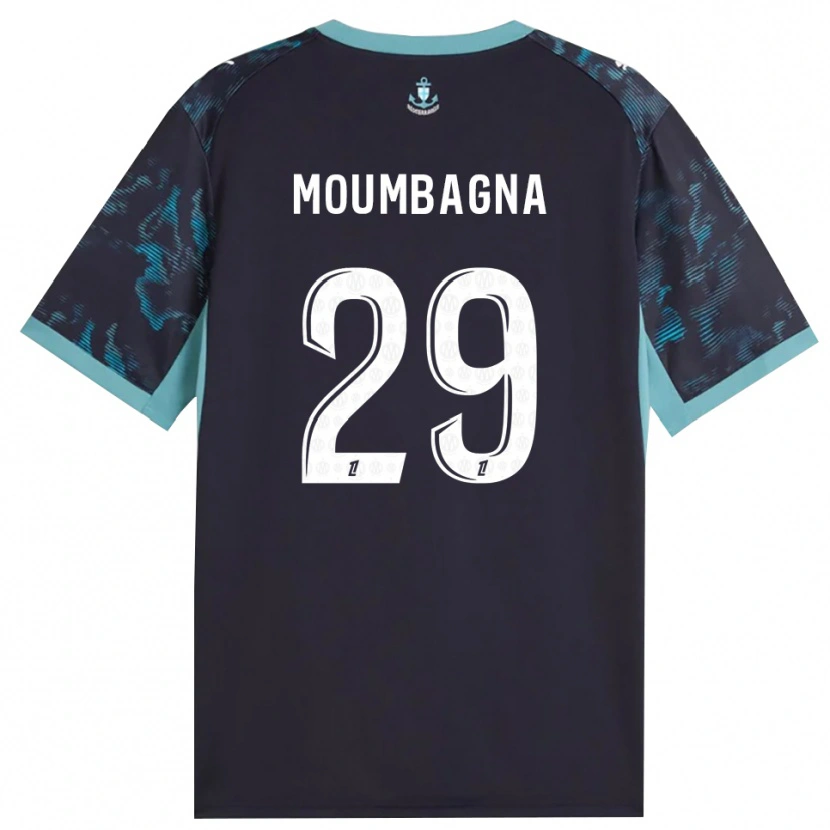 Danxen Enfant Maillot Faris Moumbagna #29 Turquoise Pâle Blanc Noir Tenues Extérieur 2026/27 T-Shirt