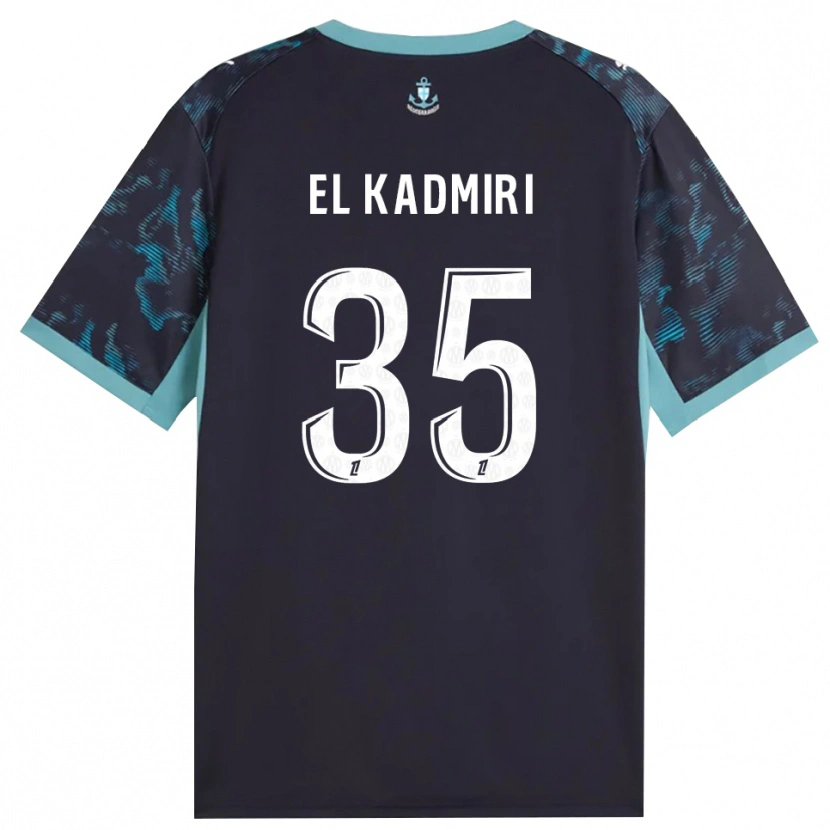 Danxen Enfant Maillot Ugo Kadmiri #35 Turquoise Pâle Blanc Noir Tenues Extérieur 2026/27 T-Shirt