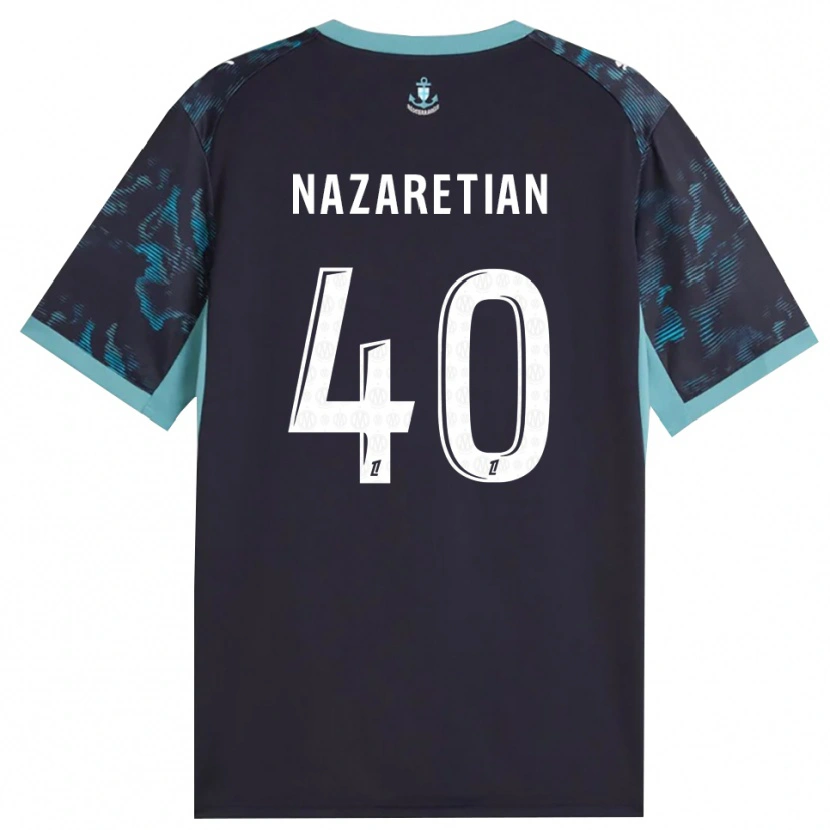 Danxen Enfant Maillot Manuel Nazaretian #40 Turquoise Pâle Blanc Noir Tenues Extérieur 2026/27 T-Shirt