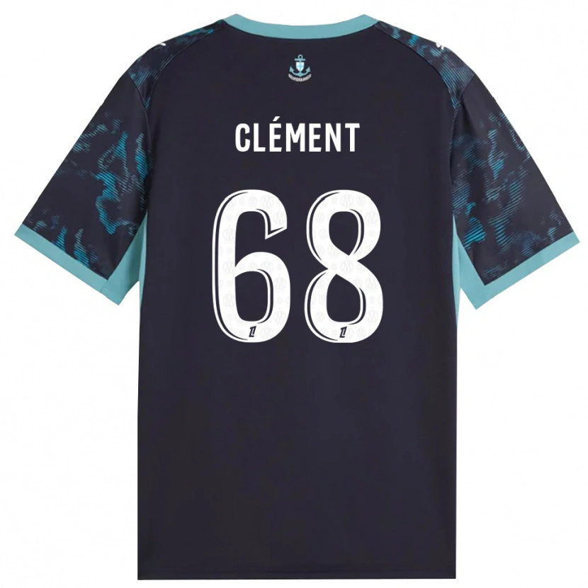 Danxen Enfant Maillot Mathis Clément #68 Turquoise Pâle Blanc Noir Tenues Extérieur 2026/27 T-Shirt