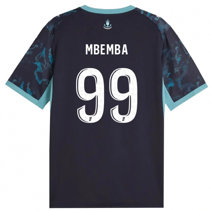 Danxen Enfant Maillot Chancel Mbemba #99 Turquoise Pâle Blanc Noir Tenues Extérieur 2026/27 T-Shirt