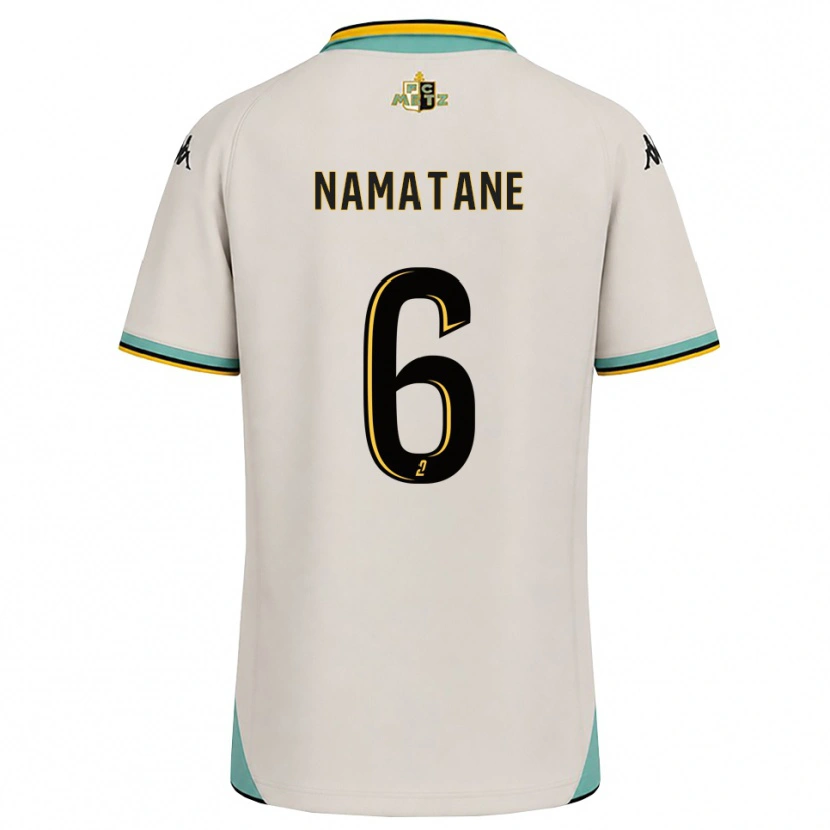 Danxen Enfant Maillot Joseph Namatane #6 Blanc Floral Noir Tenues Extérieur 2026/27 T-Shirt