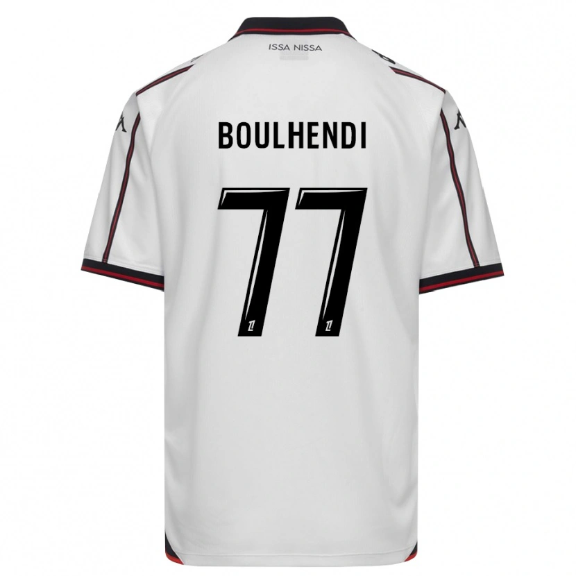 Danxen Enfant Maillot Teddy Boulhendi #77 Noir Blanc Tenues Extérieur 2026/27 T-Shirt
