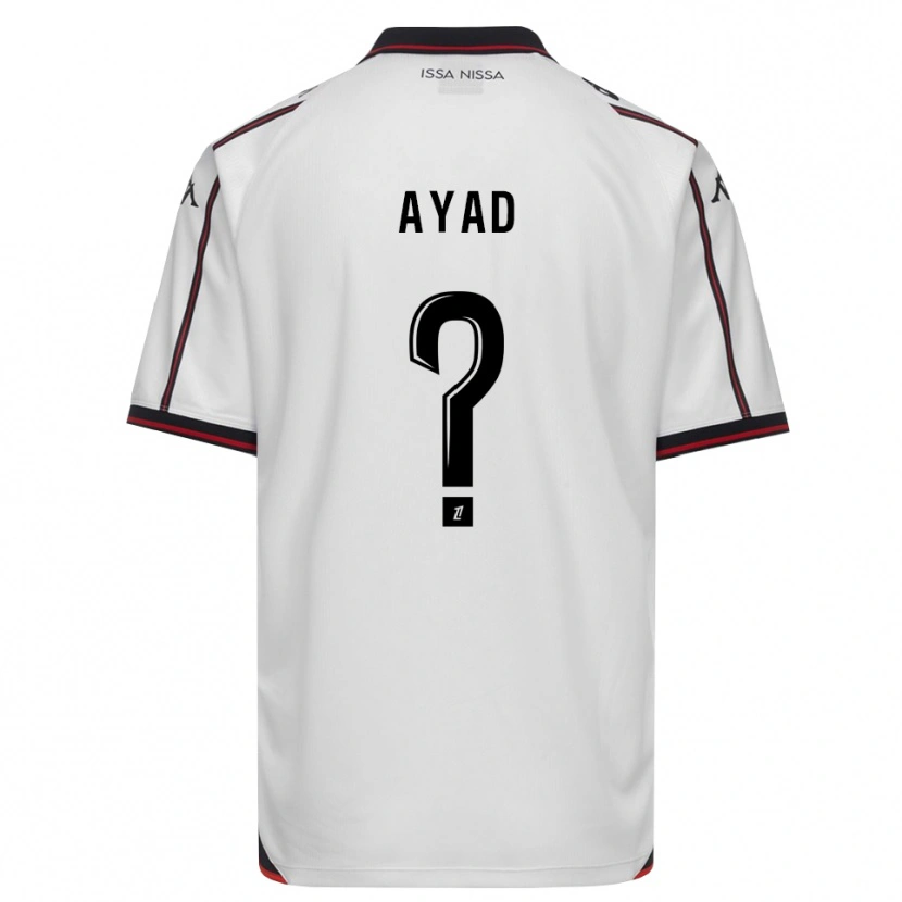 Danxen Enfant Maillot Houdayfa Ayad #0 Noir Blanc Tenues Extérieur 2026/27 T-Shirt