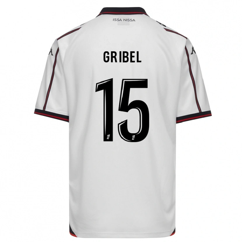 Danxen Enfant Maillot Naomie Gribel #15 Noir Blanc Tenues Extérieur 2026/27 T-Shirt