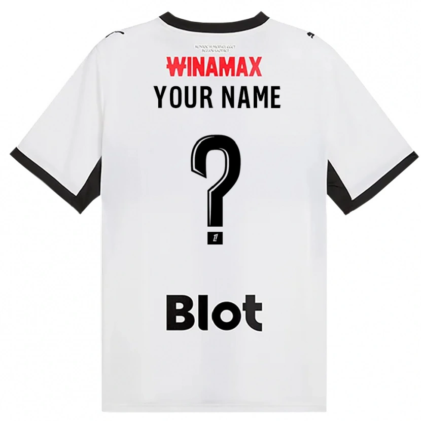 Danxen Enfant Maillot Votre Nom #0 Noir Blanc Rouge Tenues Extérieur 2026/27 T-Shirt