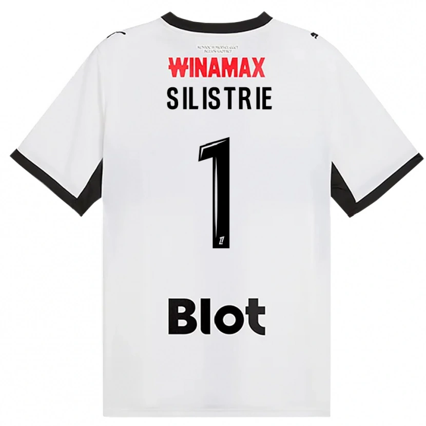 Danxen Enfant Maillot Mathys Silistrie #1 Noir Blanc Rouge Tenues Extérieur 2026/27 T-Shirt