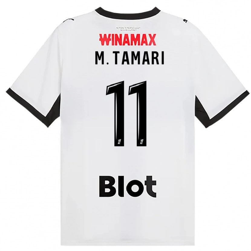 Danxen Enfant Maillot Mousa Al-Tamari #11 Noir Blanc Rouge Tenues Extérieur 2026/27 T-Shirt