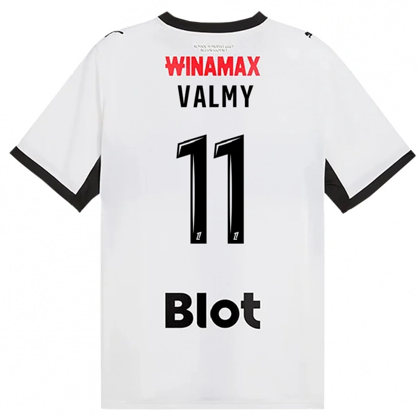 Danxen Enfant Maillot Mouhammad Valmy #11 Noir Blanc Rouge Tenues Extérieur 2026/27 T-Shirt