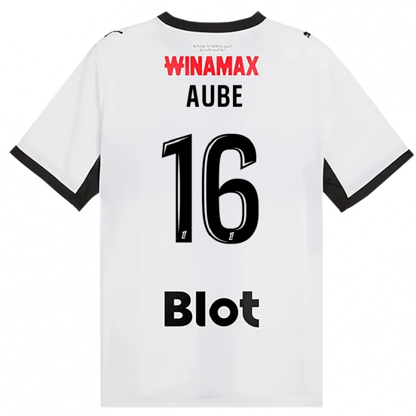 Danxen Enfant Maillot Yanis Aube #16 Noir Blanc Rouge Tenues Extérieur 2026/27 T-Shirt