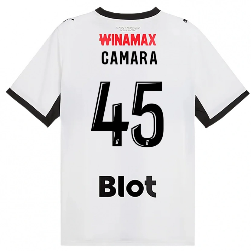 Danxen Enfant Maillot Mahdi Camara #45 Noir Blanc Rouge Tenues Extérieur 2026/27 T-Shirt