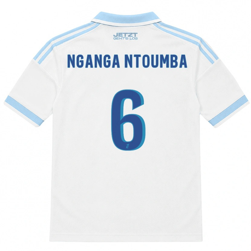 Danxen Enfant Maillot Monfils Nganga Ntoumba #6 Bleu Ciel Clair Blanc Rouge Tenues Extérieur 2026/27 T-Shirt