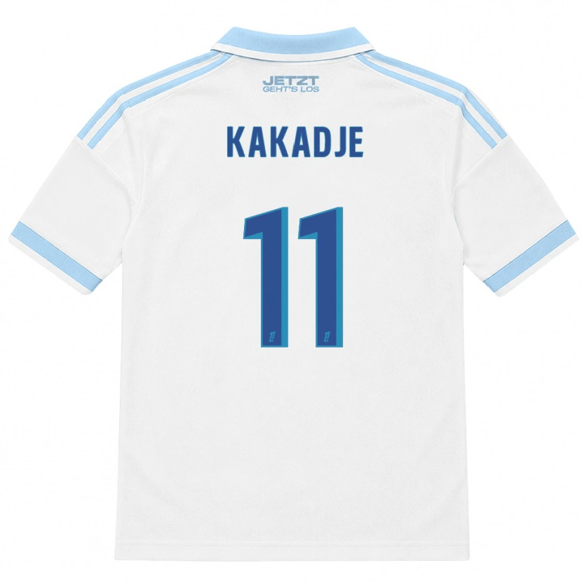 Danxen Enfant Maillot Dan-Marcel Kakadje #11 Bleu Ciel Clair Blanc Rouge Tenues Extérieur 2026/27 T-Shirt