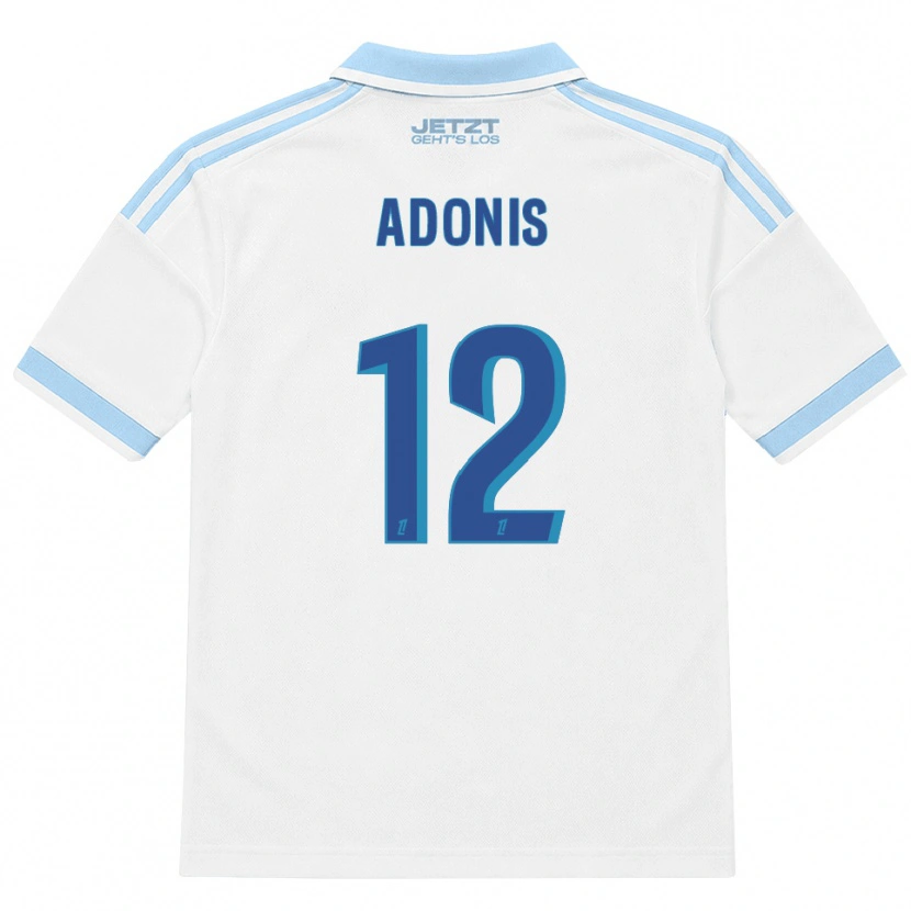 Danxen Enfant Maillot Erwan Adonis #12 Bleu Ciel Clair Blanc Rouge Tenues Extérieur 2026/27 T-Shirt