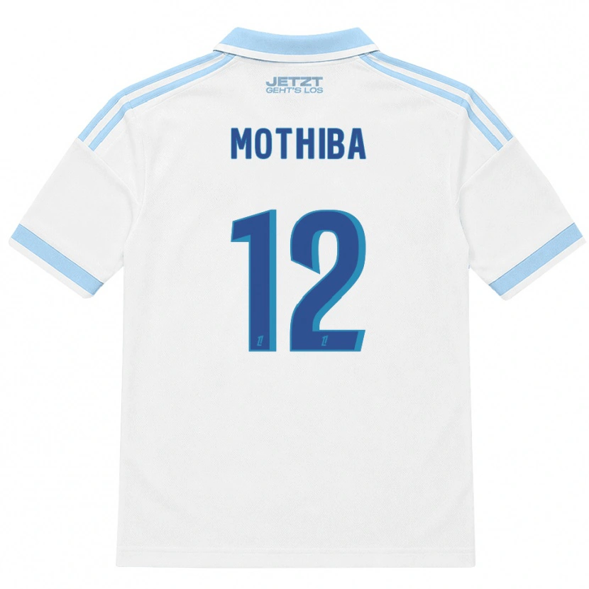 Danxen Enfant Maillot Lebo Mothiba #12 Bleu Ciel Clair Blanc Rouge Tenues Extérieur 2026/27 T-Shirt