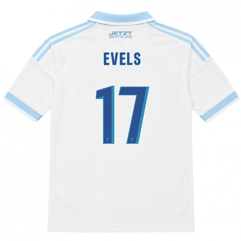 Danxen Enfant Maillot Emily Evels #17 Bleu Ciel Clair Blanc Rouge Tenues Extérieur 2026/27 T-Shirt