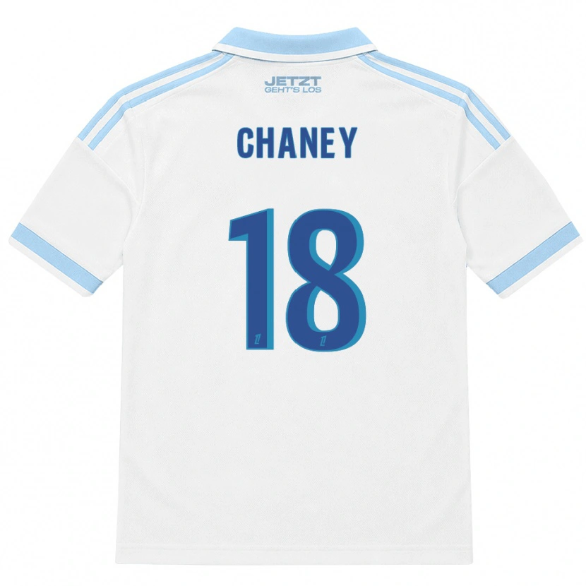 Danxen Enfant Maillot Amanda Chaney #18 Bleu Ciel Clair Blanc Rouge Tenues Extérieur 2026/27 T-Shirt