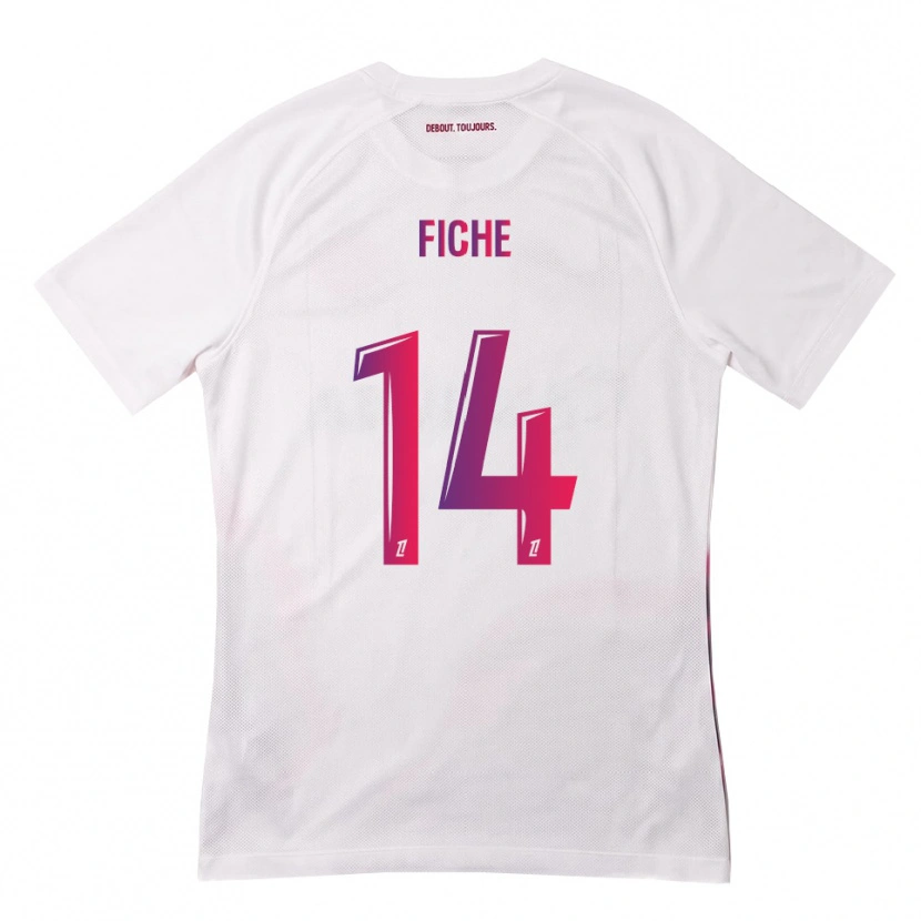Danxen Enfant Maillot Anis Fiche #14 Blanc Rose Violet Tenues Extérieur 2026/27 T-Shirt