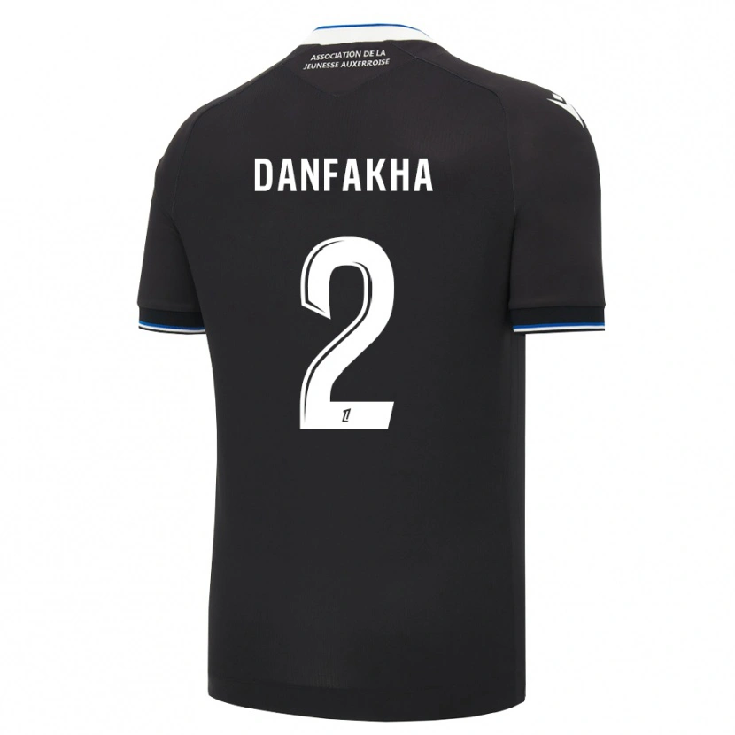 Danxen Enfant Maillot Salimou Danfakha #2 Noir Bleu Blanc Tenues Extérieur 2026/27 T-Shirt