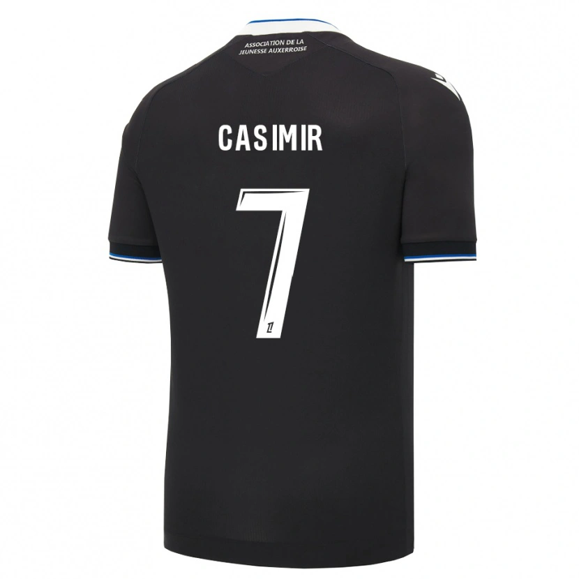 Danxen Enfant Maillot Josué Casimir #7 Noir Bleu Blanc Tenues Extérieur 2026/27 T-Shirt