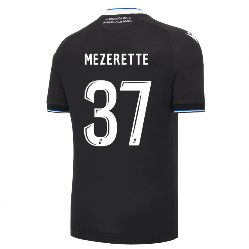 Danxen Enfant Maillot Louis Mezerette #37 Noir Bleu Blanc Tenues Extérieur 2026/27 T-Shirt