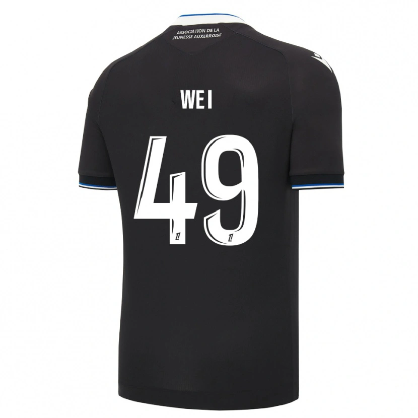 Danxen Enfant Maillot Xiangxin Wei #49 Noir Bleu Blanc Tenues Extérieur 2026/27 T-Shirt