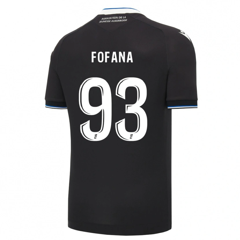 Danxen Enfant Maillot Sékou Fofana #93 Noir Bleu Blanc Tenues Extérieur 2026/27 T-Shirt
