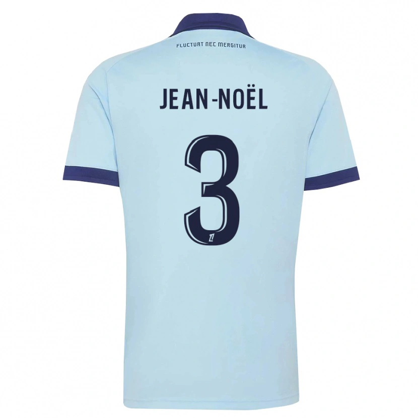Danxen Enfant Maillot Jahly Jean-Noël #3 Bleu Barbeau Noir Tenues Extérieur 2026/27 T-Shirt