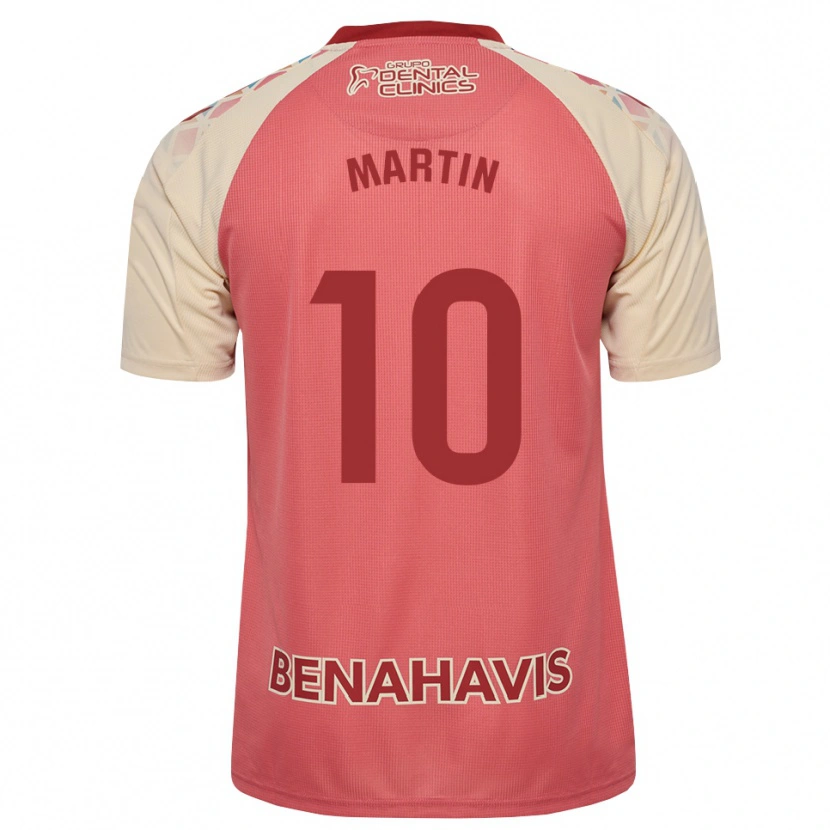 Danxen Enfant Maillot Jesús Martín #10 Rose Pâle Rouge Bleu Tenues Extérieur 2026/27 T-Shirt
