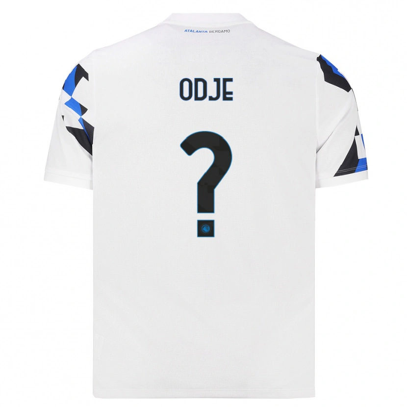 Danxen Enfant Maillot Jeff Odje #0 Blanc Rouge Bleu Tenues Extérieur 2026/27 T-Shirt